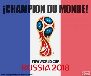 пазл Франция, чемпион мира 2018
